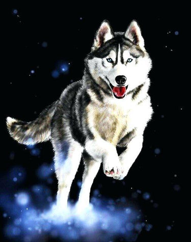 Husky Cut Diamond Painting Kit - DIY